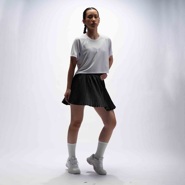 CGD T-Shirt Women Cropped Short Sleeve White