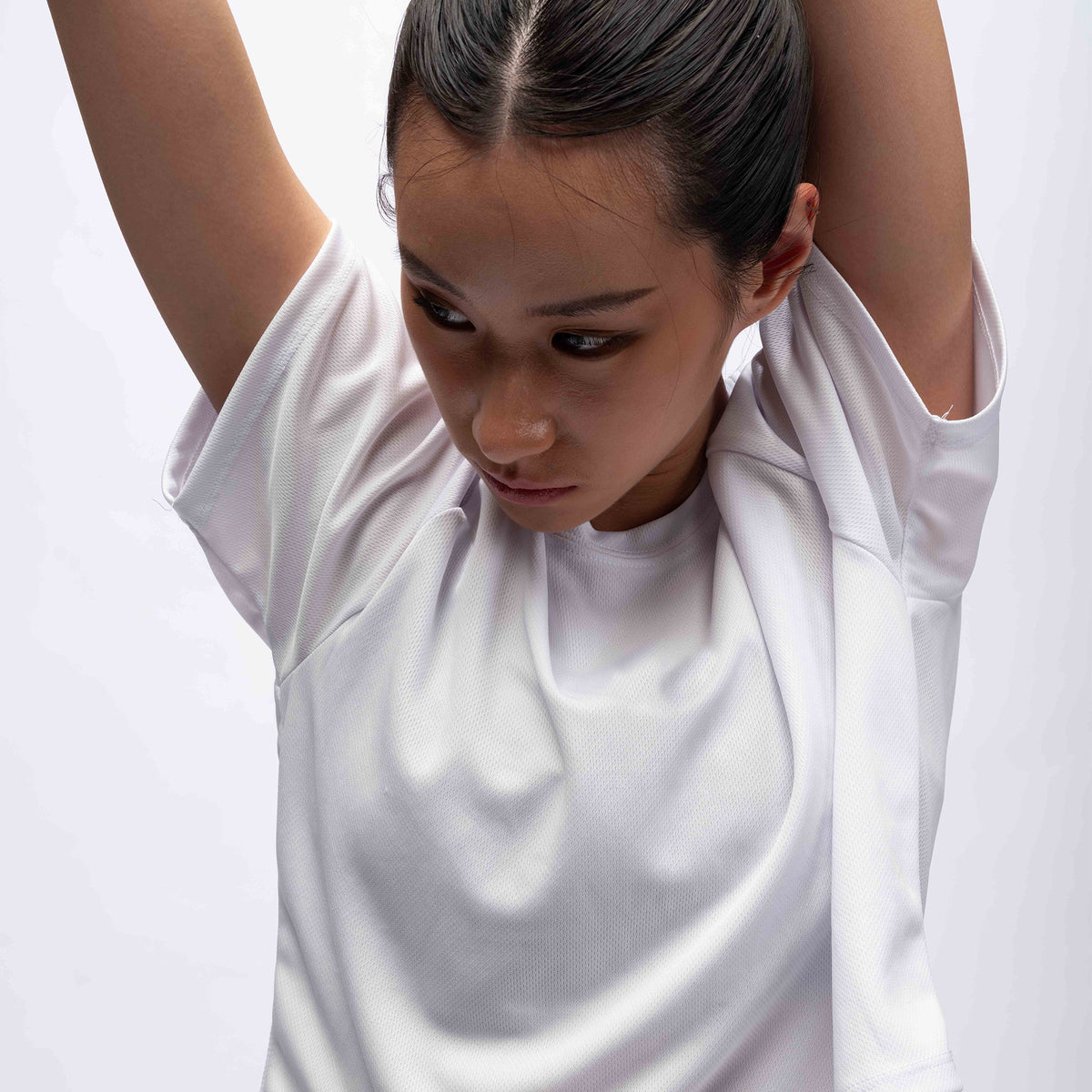 CGD T-Shirt Women Cropped Short Sleeve White