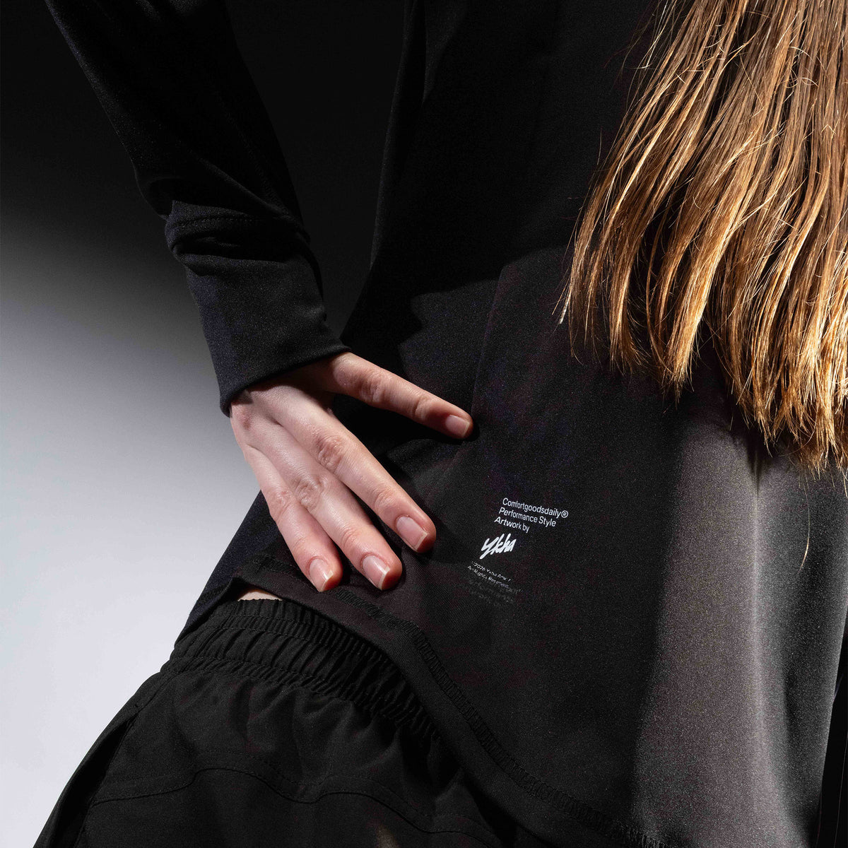 CGD X YKHA Women Half Zip Jacket Black