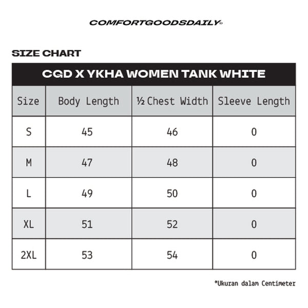 CGD X YKHA Women Tank White