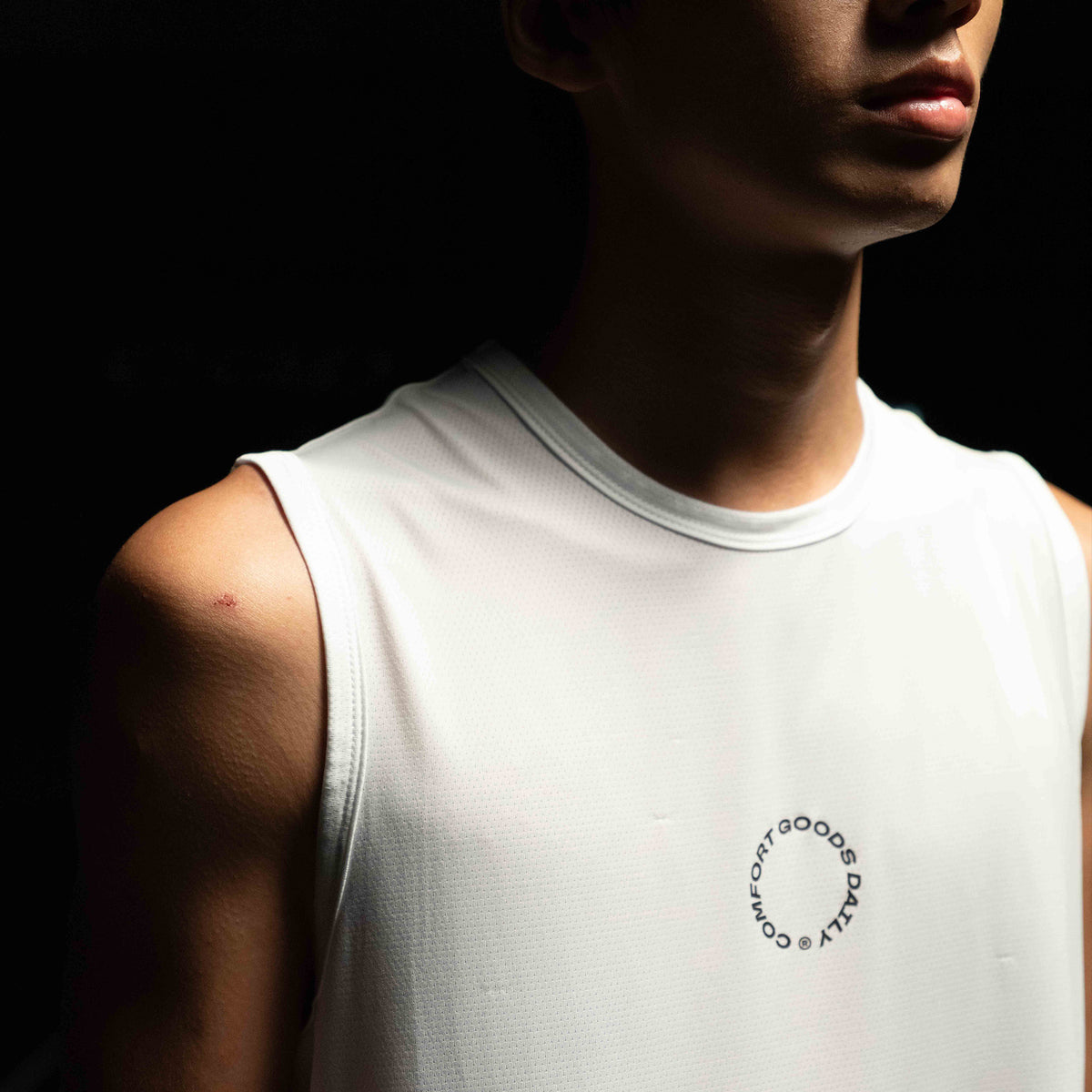 CGD Relaxed Fit Tank White