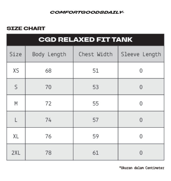 CGD Relaxed Fit Tank White