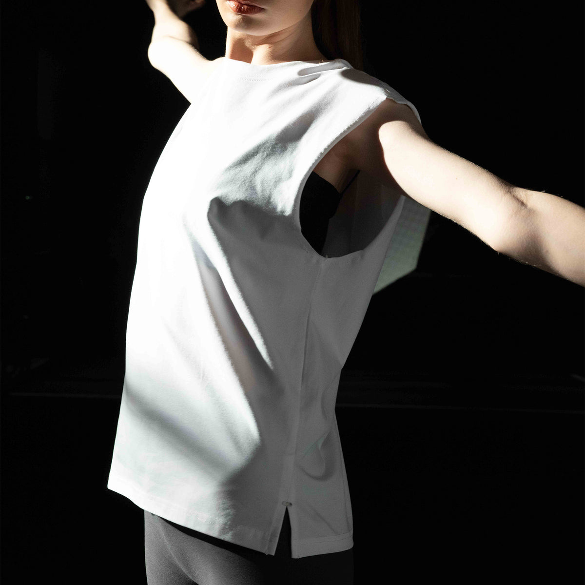 CGD Women Loose Fit Tank White