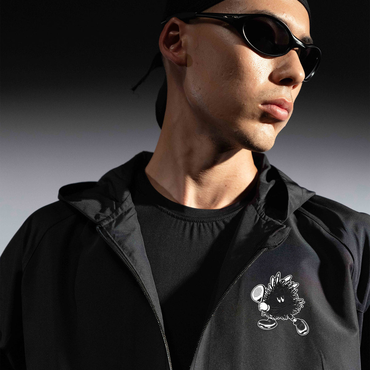 CGD X YKHA Mens Jacket Full Zip Long Black