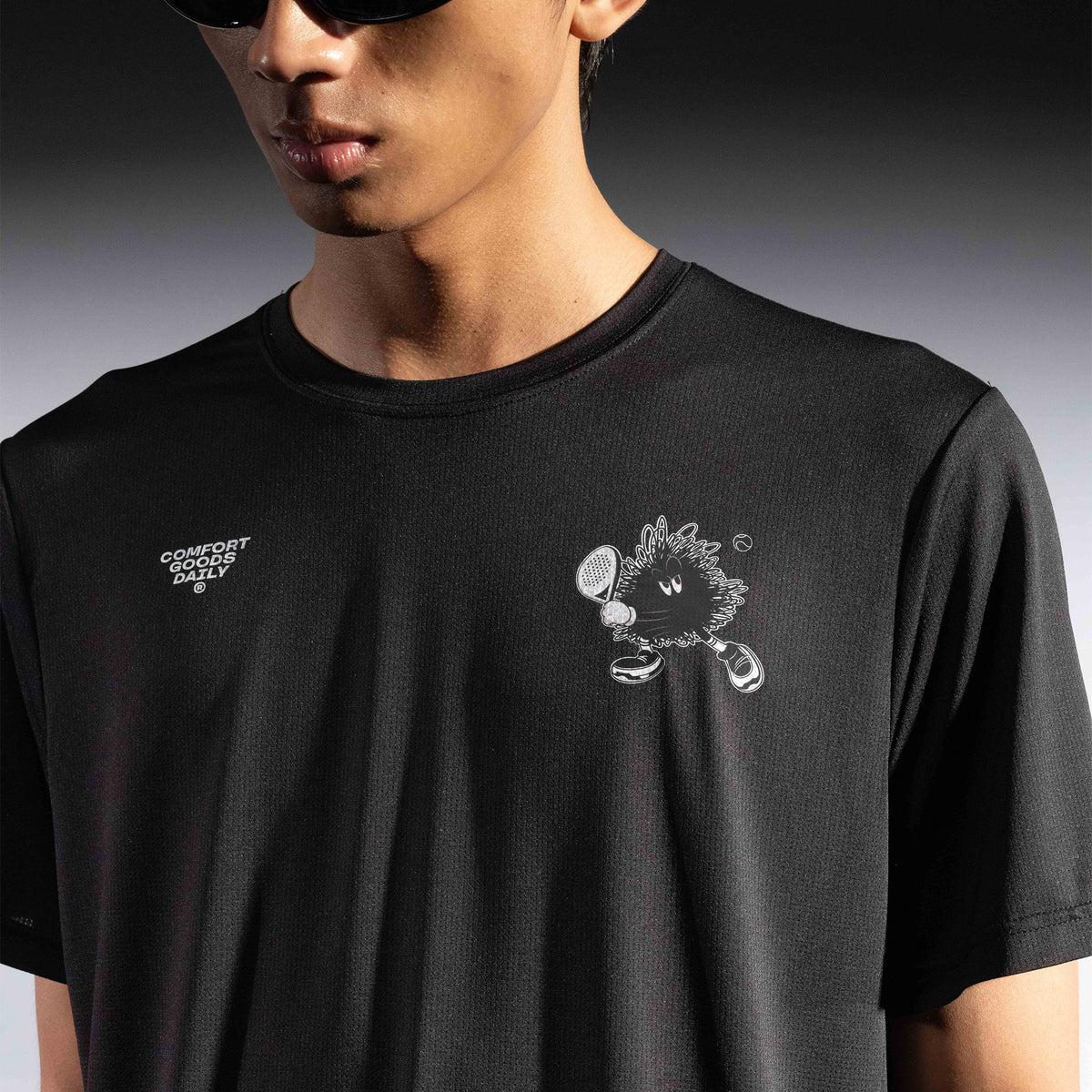 CGD X YKHA T-Shirt Microtouch Active Short Sleeves Black