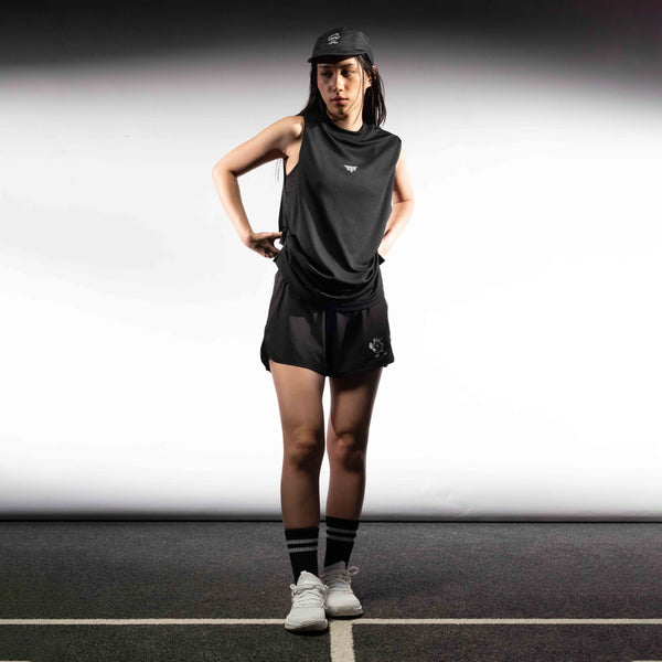 CGD X YKHA Women Loose Fit Tank Black