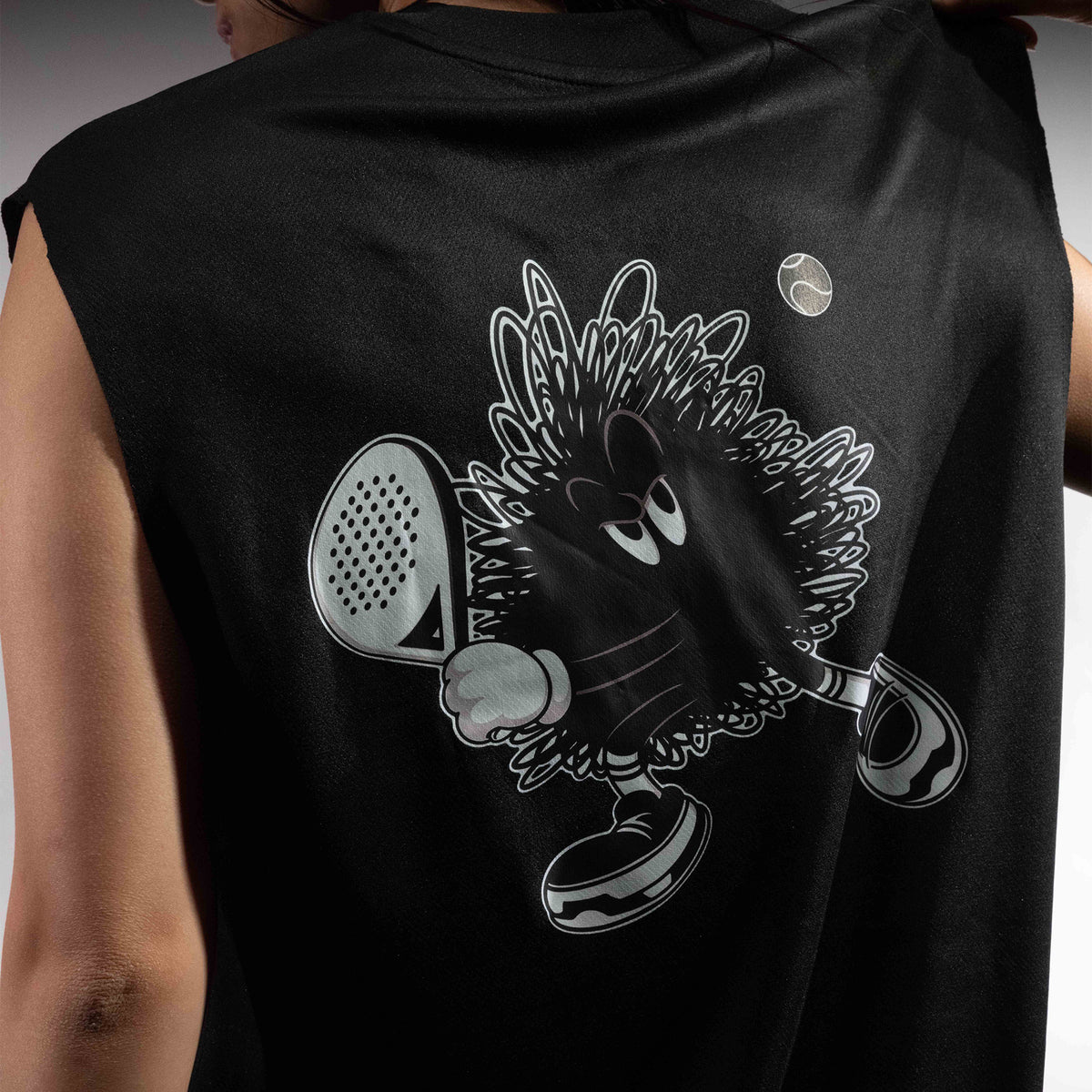 CGD X YKHA Women Loose Fit Tank Black