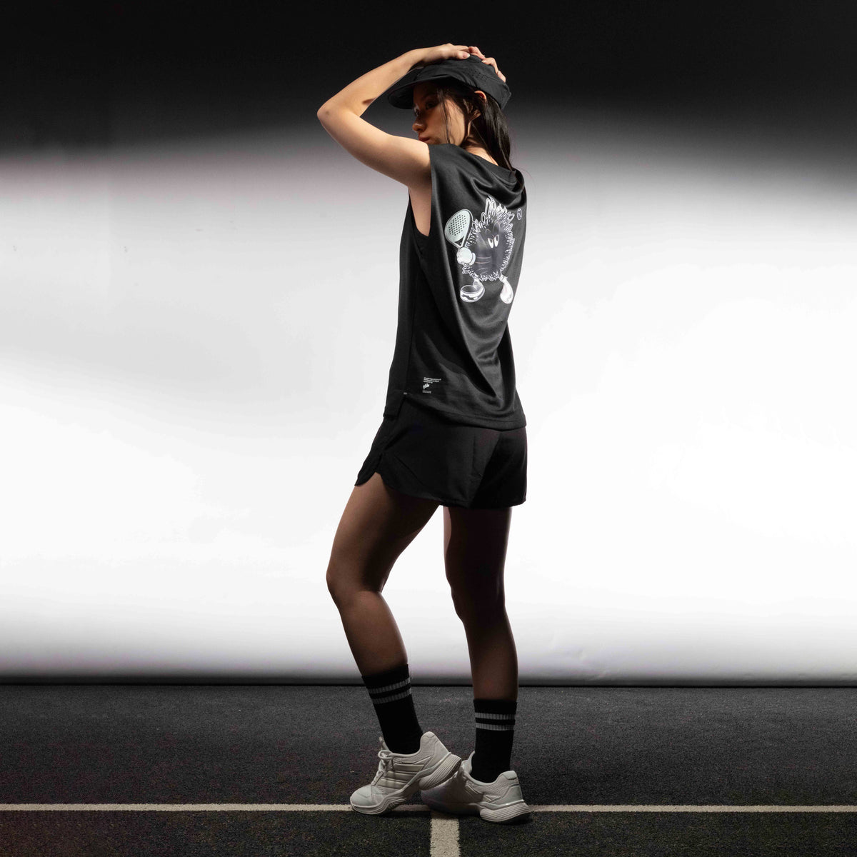 CGD X YKHA Women Loose Fit Tank Black