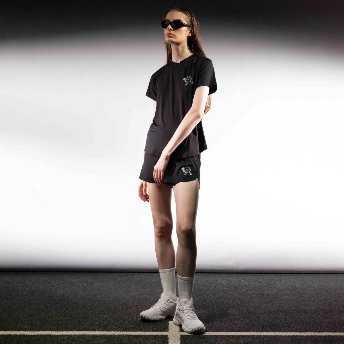 CGDX YKHA Women Regular Fit Raglan Super Light Black