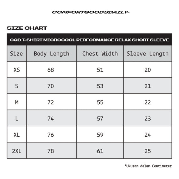 CGD T-Shirt Microcool Perfomance Relax Short Sleeves Phantom