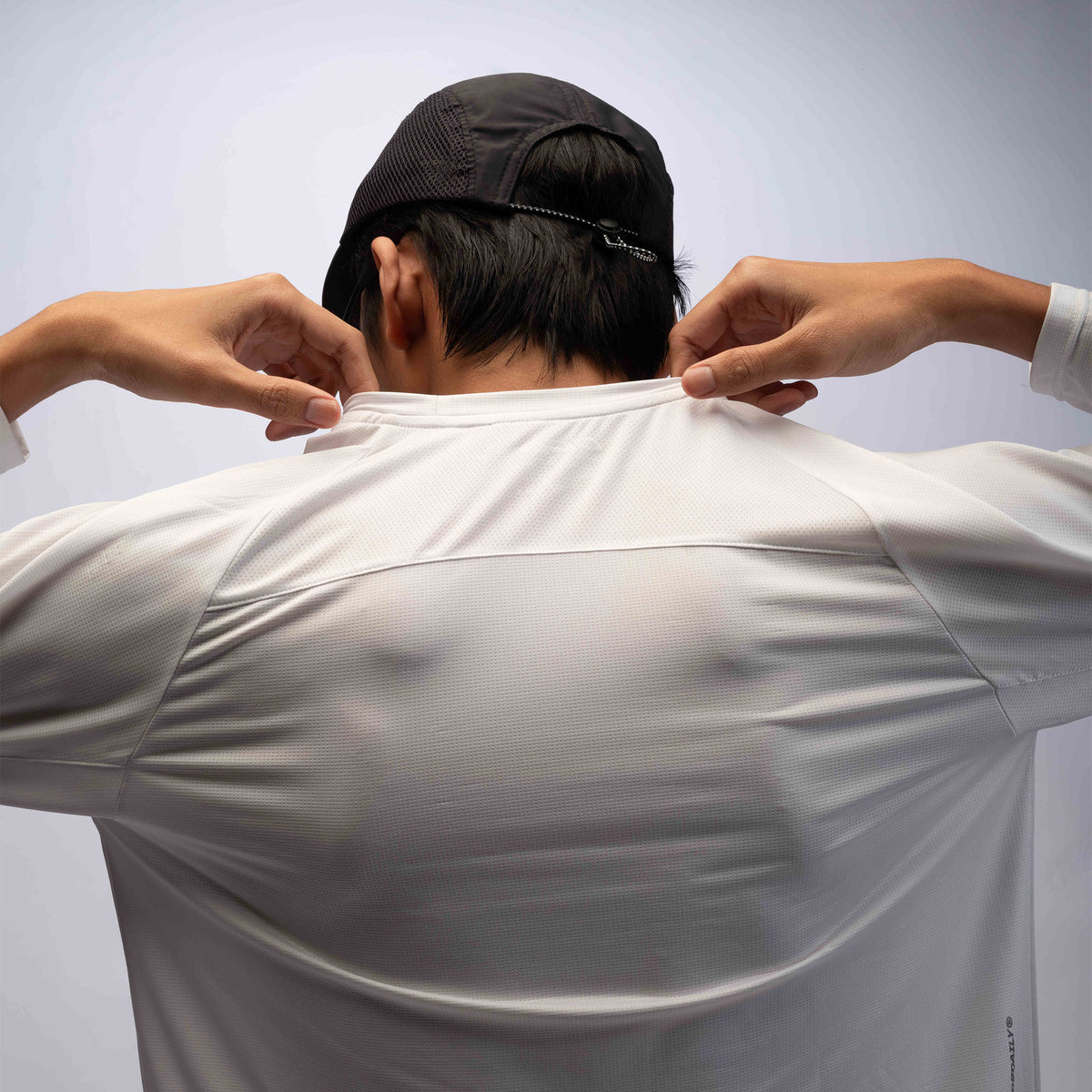 CGD T-Shirt Microcool Performance Relax Long Sleeves White