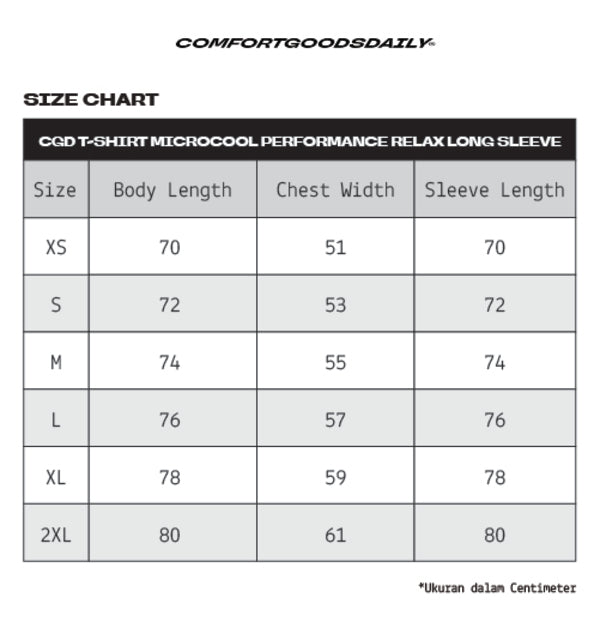 CGD T-Shirt Microcool Performance Relax Long Sleeves White