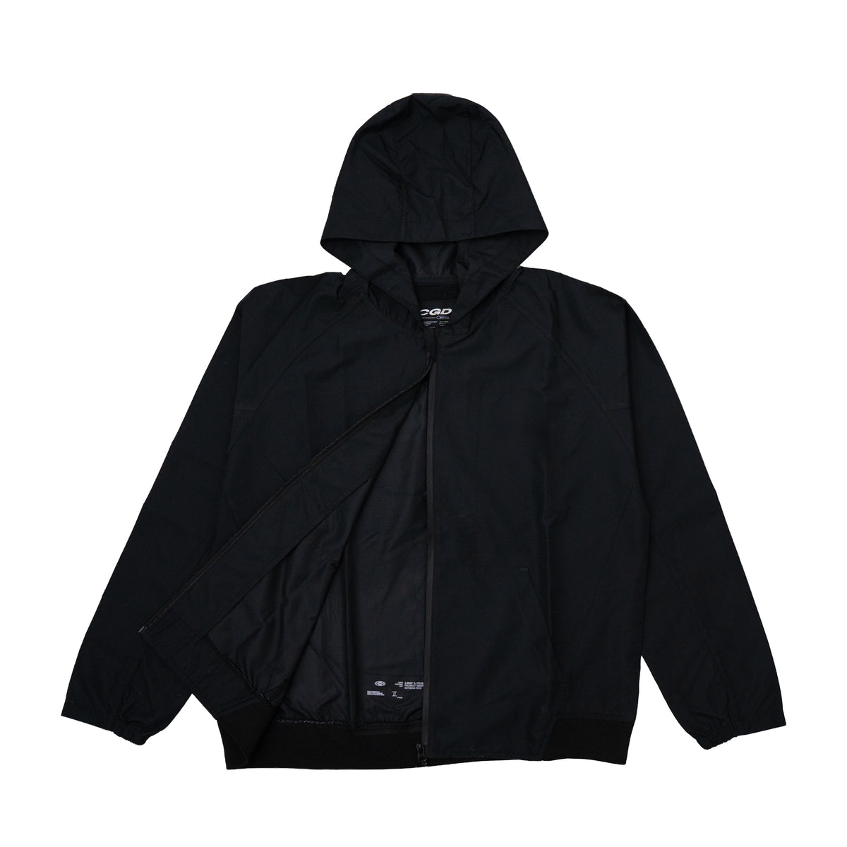 CGD Mens Jacket Full Zip Long Black