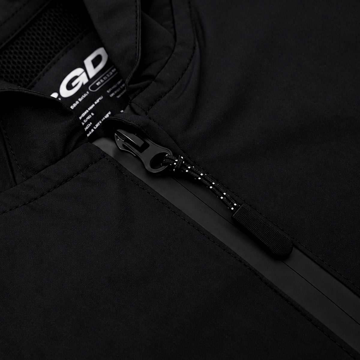 CGD Mens Jacket Full Zip Long Black