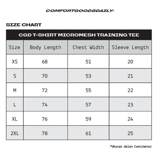 CGD T-Shirt Micromesh Training Tee White