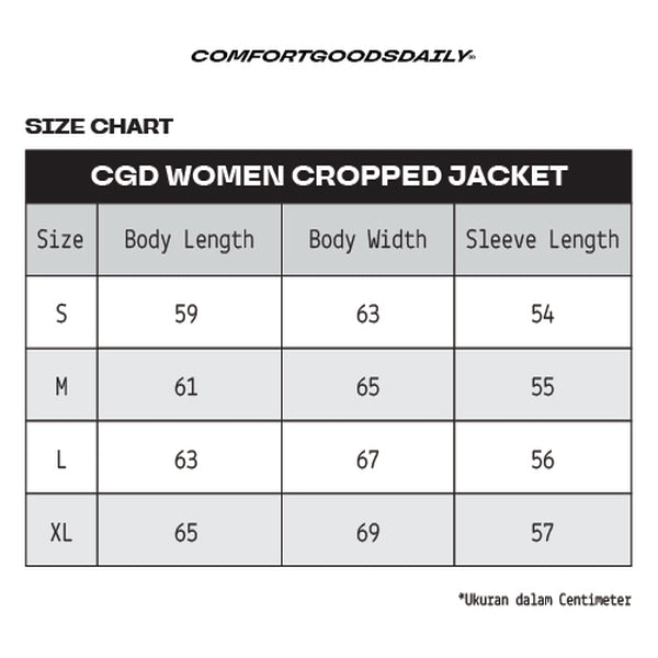 CGD Women Jacket Cropped Long Black