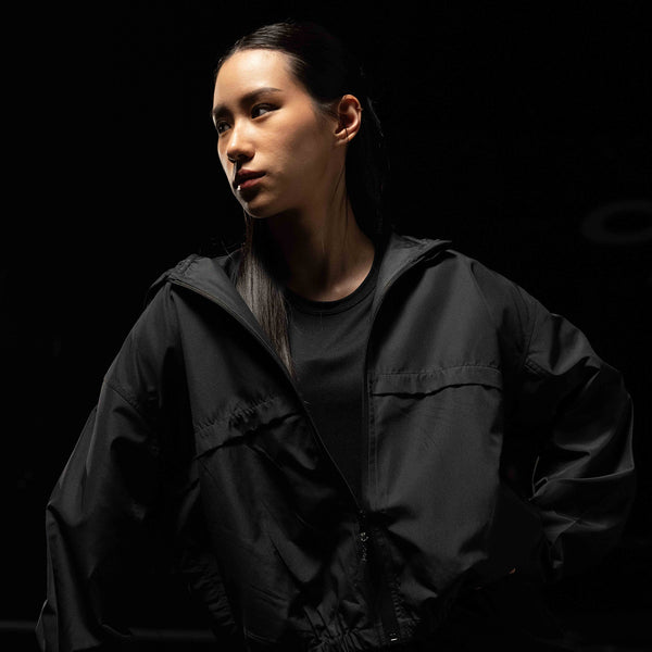 CGD Women Jacket Cropped Long Black
