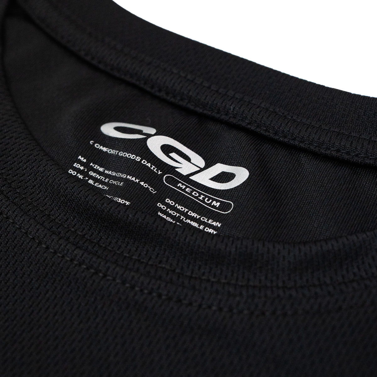 CGD T-Shirt Micromesh Training Tee Black
