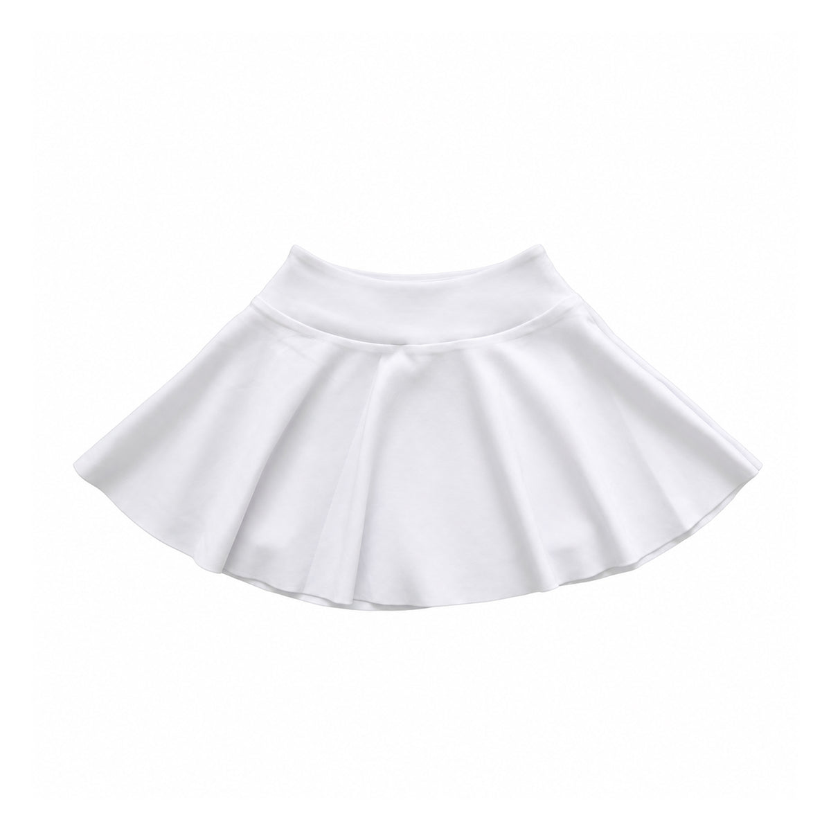 CGD Women Flare Skirt Short White