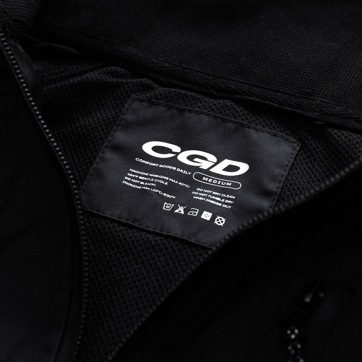 CGD Women Jacket Pleated Long Black