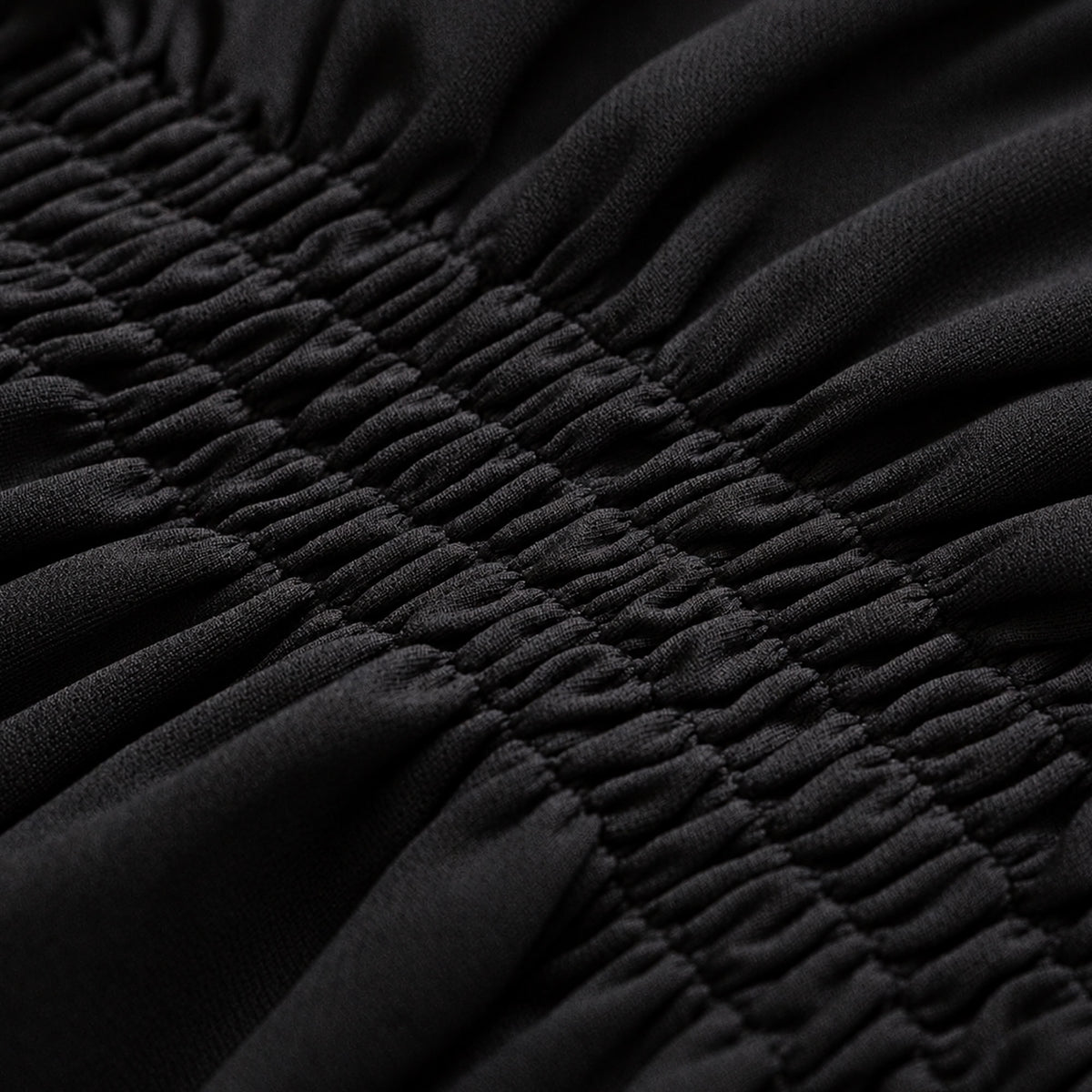 CGD Women Smoked Waist Dress Black