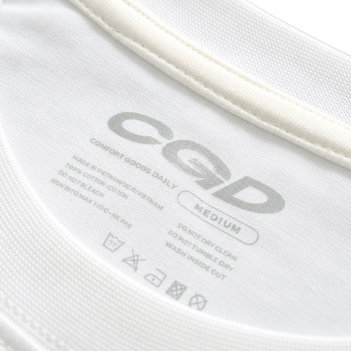 CGD Women Smoked Waist Dress White
