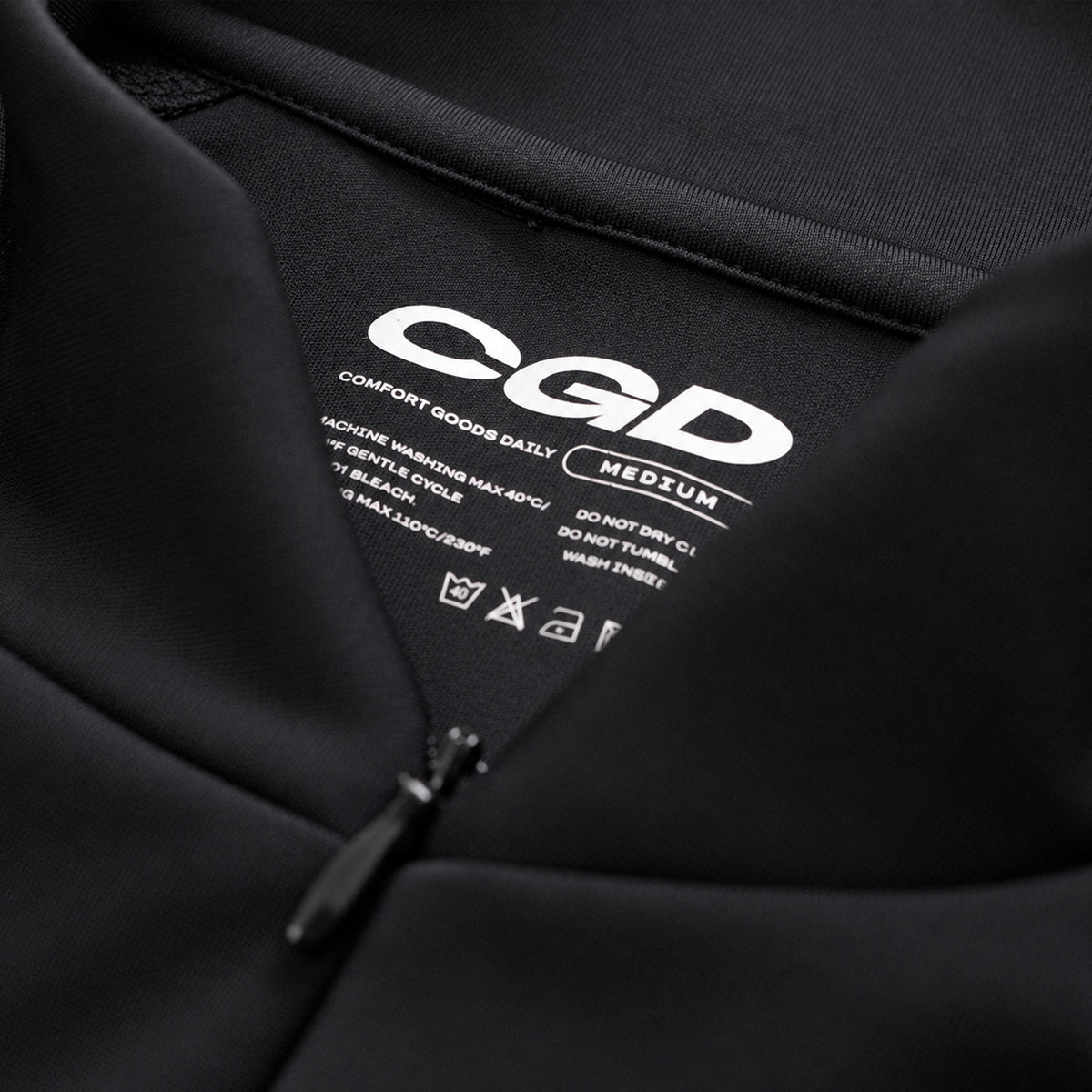 CGD X YKHA Women Half Zip Jacket Black