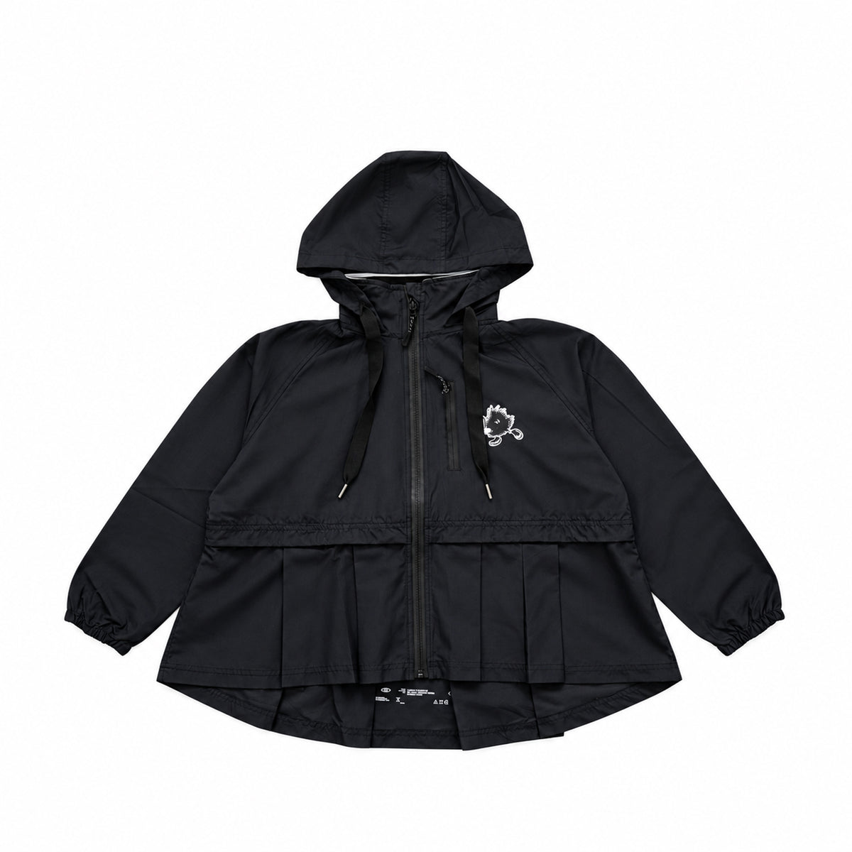 CGD X YKHA Women Jacket Pleated Long Black