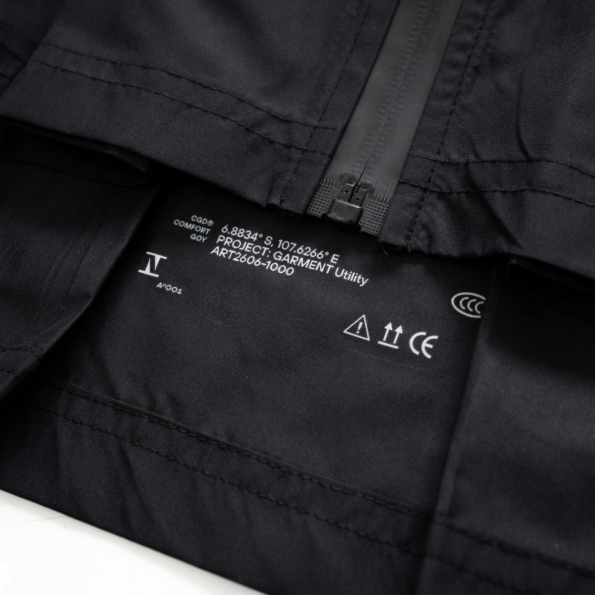 CGD X YKHA Women Jacket Pleated Long Black