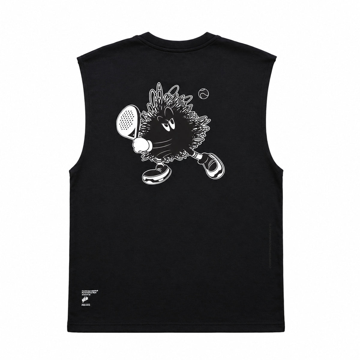 CGD X YKHA Women Loose Fit Tank Black