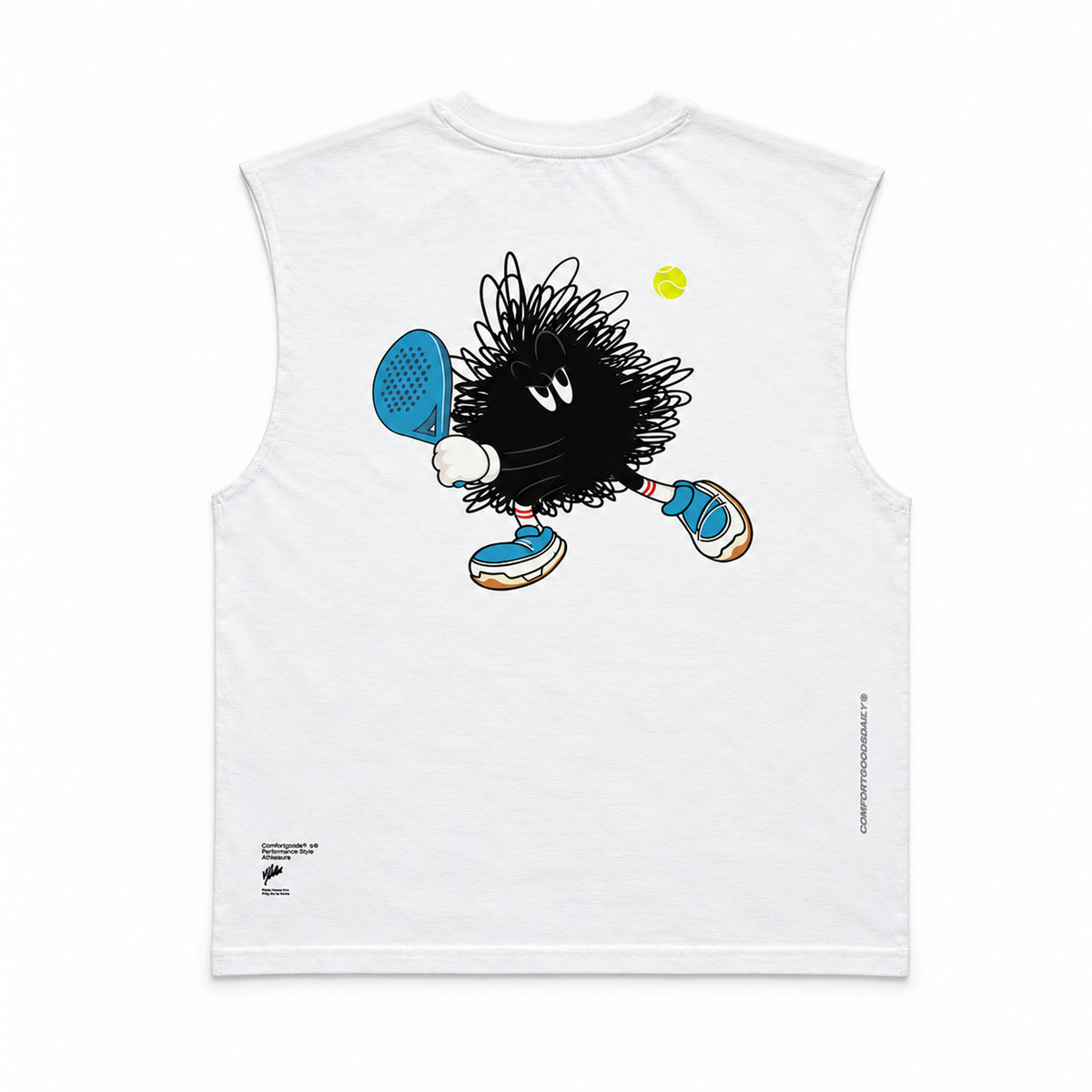 CGD X YKHA Women Loose Fit Tank White