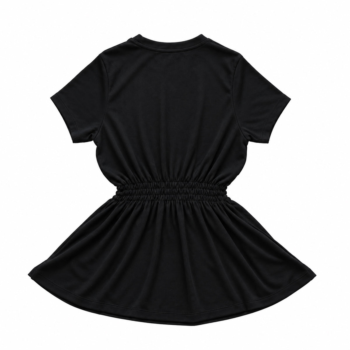 CGD X YKHA Women Smoked Waist Dress Black