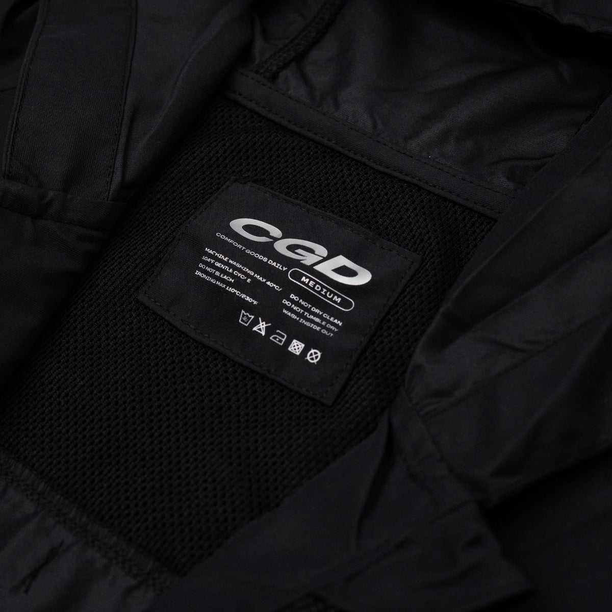 CGD X YKHA Mens Jacket Full Zip Long Black